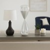 Contemporary Hourglass Sculpture for Home Decor - Stylish Decorative Object for Family Game Night, Desk Decor, and Living Room Decoration - 3 of 4