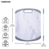 Farberware Large Non-Slip Plastic Cutting Board, 11x14-Inch, Marbled Gray - 3 of 4