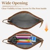 Unique Bargains Pencil Case Canvas Patchwork Style Large Capacity for Office Supplies 1 Pc - 4 of 4