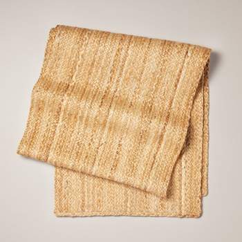 20"x90" Natural Jute Braided Table Runner - Hearth & Hand™ with Magnolia