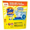 Tide Simply PODS +Oxi Liquid Laundry Detergent Pacs, Refreshing Breeze, 13 count - 3 of 4