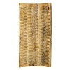Storied Home Boho Hand Carved Curved Wood Tray, Natural - 3 of 4