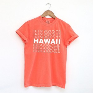 Simply Sage Market Women's Hawaii Stacked Short Sleeve Garment Dyed Tee - 1 of 3
