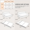 ARTPLAN Fold Sofa Bed-Sleeper Single with Pillow,Futon Sleeper Chair Guest Bed with Washable Linen Cover, Foldable Mattress for Living Room, - 4 of 4