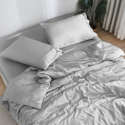 DOZ Bamboo Viscose Sheet Set, Organically Grown Bamboo, Buttery Soft, Cooling, High GSM, Deep Pockets