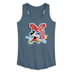Women's - Disney - Mickey Mouse Graphic Racerback Tank - 1 of 4