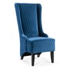23.03" Faux Leather High-Back Accent Chair with Soft Padded Seat, Birch Wooden Legs and High-Density Foam - 4 of 4