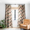 Iveta Abolina California Poppies and Bears 50" x 108" Set of 2 Panel Blackout Window Curtain - Deny Designs - image 2 of 4