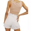 Women's Ultra High Rise Belted Paperbag Shorts - KanCan - 3 of 4