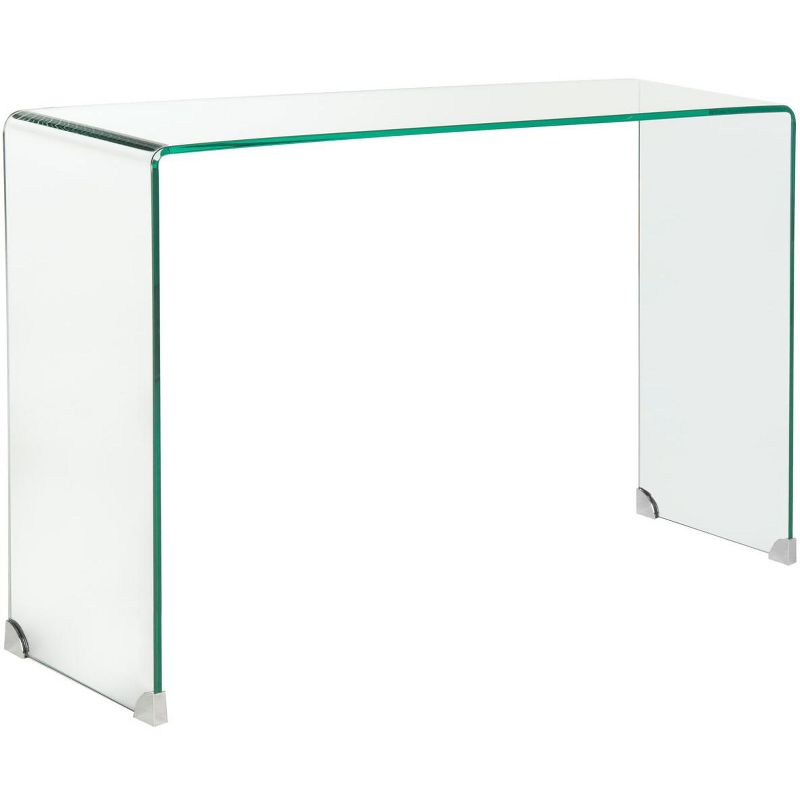 Ambler Glass Console Table - Clear - Safavieh., 3 of 5