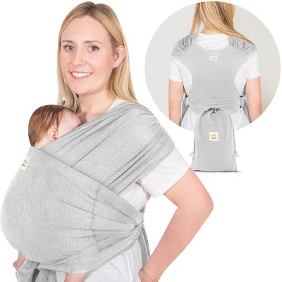 KeaBabies D-Lite Baby Wrap Carrier, Adjustable Baby Carrier, Baby Sling, Newborn, Infant, Toddler 7-44lbs