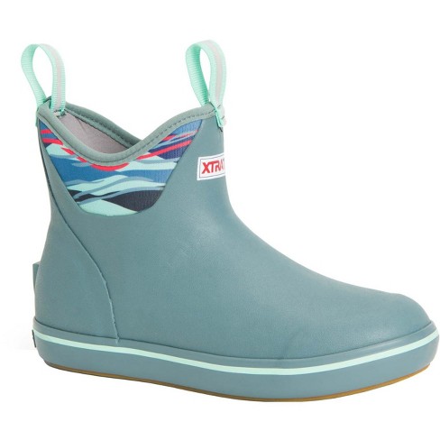 Women's Xtratuf 6 In Beach Glass Ankle Deck Boot, Xwab2bg, Blue : Target