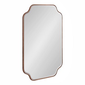 Kate & Laurel All Things Decor 24"x36" Plumley Framed Wall Mirror Bronze - 1 of 4