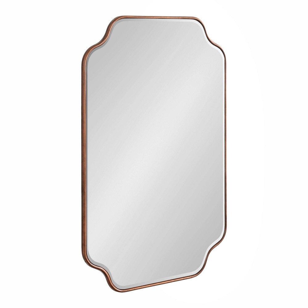 Photos - Wall Mirror Kate & Laurel All Things Decor 24"x36" Plumley Framed  Bronze