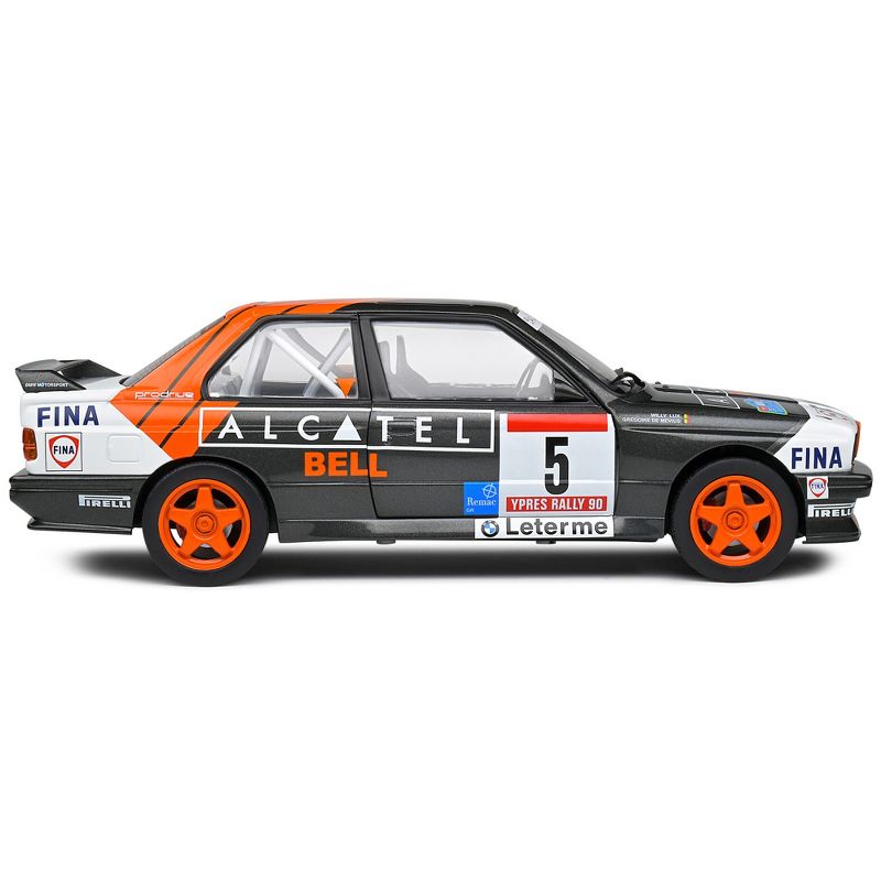 BMW E30 M3 Gr.A #5 3rd Place "Ypres 24 Hours Rally" (1990) "Competition" Series 1/18 Diecast Model Car by Solido, 3 of 6