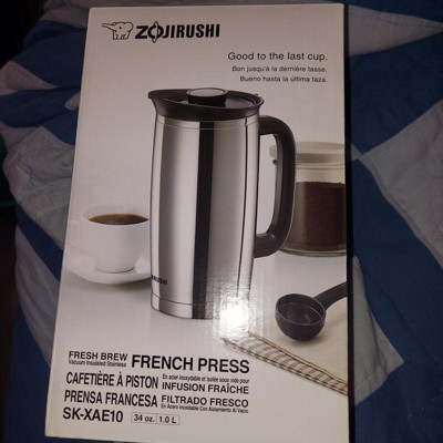 Zojirushi Fresh Brew Vacuum Insulated Stainless French Press