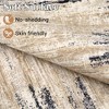 coucheta Rugs, Washable Modern Abstract Accent Carpet, Non-Slip Low Pile Indoor Area Rug for Kitchen Bedside Soft No-Shedding - 3 of 4