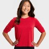 Girls' Seamless Lurex Long Sleeve T-Shirt - All In Motion™ - 3 of 3
