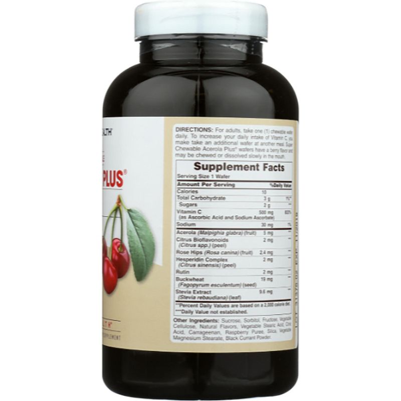 American Health Dietary Supplements Super Acerola Plus Natural Vitamin C, 3 of 4