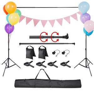 9.5x10 Ft Photo Backdrop Stand Kit Tripod Crossbar for Muslin Background Studio - 1 of 4
