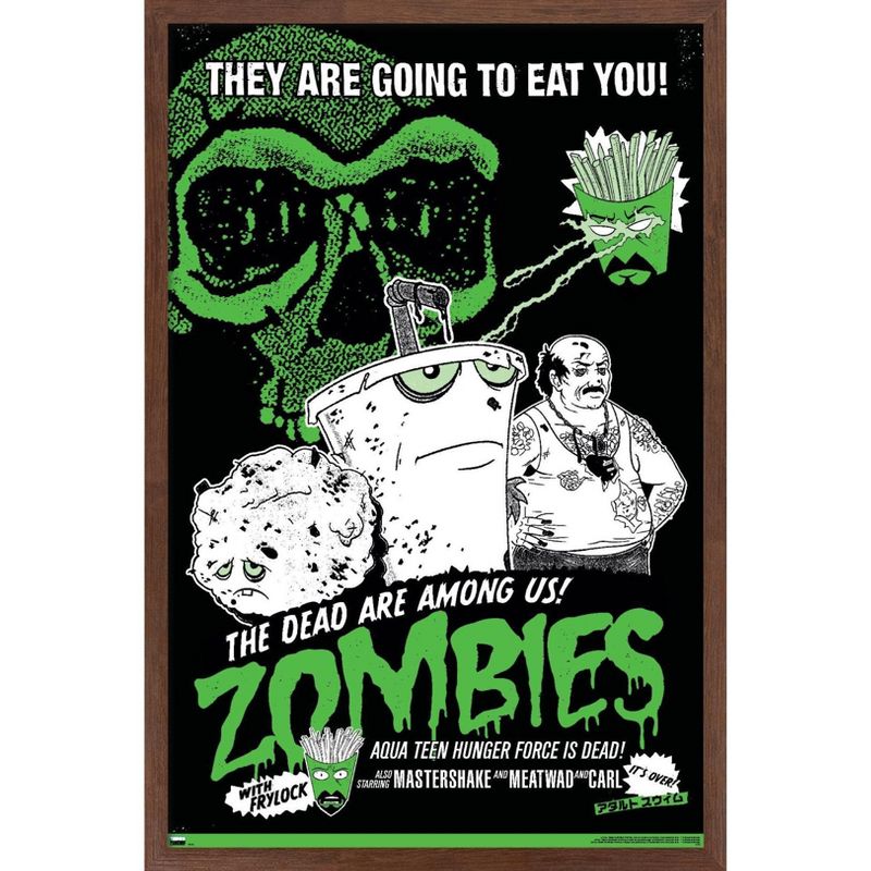 Trends International Aqua Teen Hunger Force - Zombies Framed Wall Poster Prints, 1 of 7