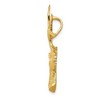 Black Bow Jewelry 14k Yellow Gold Deer Buck Head Pendant - 2 of 4