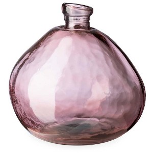 VivaTerra Recycled Round Glass Balloon Vase, 13" - 1 of 2