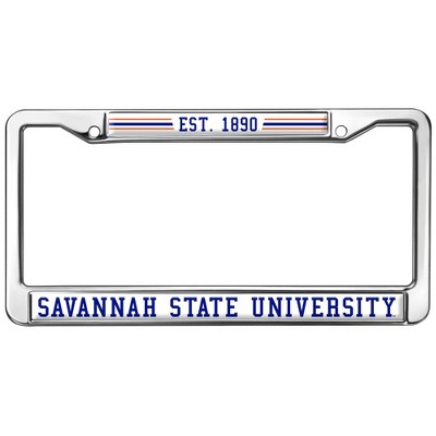 Savannah State University Full Size Standard License Plate Metal Frame