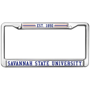 Savannah State University Full Size Standard License Plate Metal Frame - 1 of 4