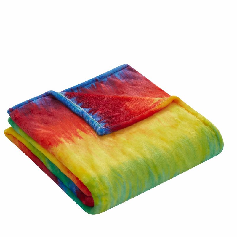 Kate Aurora Rainbow Ultra Soft & Plush Oversized Accent Throw Blanket - 50 in. W x 70 in. L, 2 of 4