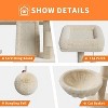 66" Tall Cat Tree Tower for Large Cats 20 Lbs+, Heavy Duty Indoor Cat Condo with Hammocks & Scratching Posts - 3 of 4