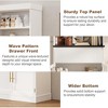 70" Tall Kitchen Pantry Cabinet - with Drawer & Glass Doors, Floor Cabinet for Office, Living Room, Dining Room, Entryway, Bathroom - 4 of 4