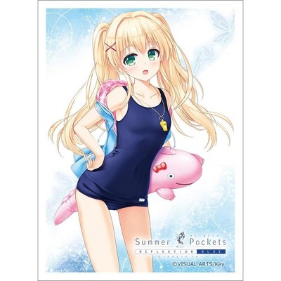 BUSHIROAD Curtain Soul Summer Pockets REFLECTION BLUE Sleeve Pongee Venders Swimsuit 2 Approx. W 2.6 x H 3.6 inches (67 x 92 mm), Made of PP