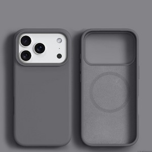 HTUTWOO Liquid Silicone Case for iPhone 17 Pro Max, Magnetic Anti-Scratch Shockproof Phone Protective Cover - 1 of 4