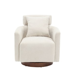 TIRAMISUBEST Living Room Chair 360 Rotation, Multi-Gear Adjustable Backrest, Soft & Comfortable with Ergonomic Design - 1 of 4