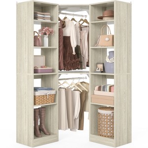 Besiost Corner Closet System with 12 Shelves - 1 of 4