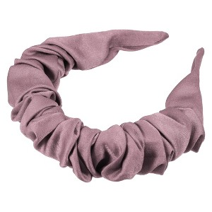 Unique Bargains Women's Solid Color Pleated Headband 1 Pc - 1 of 4