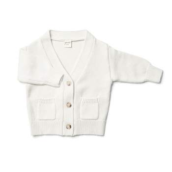 Goumikids Organic Cotton Knit Button-Up Cardigan