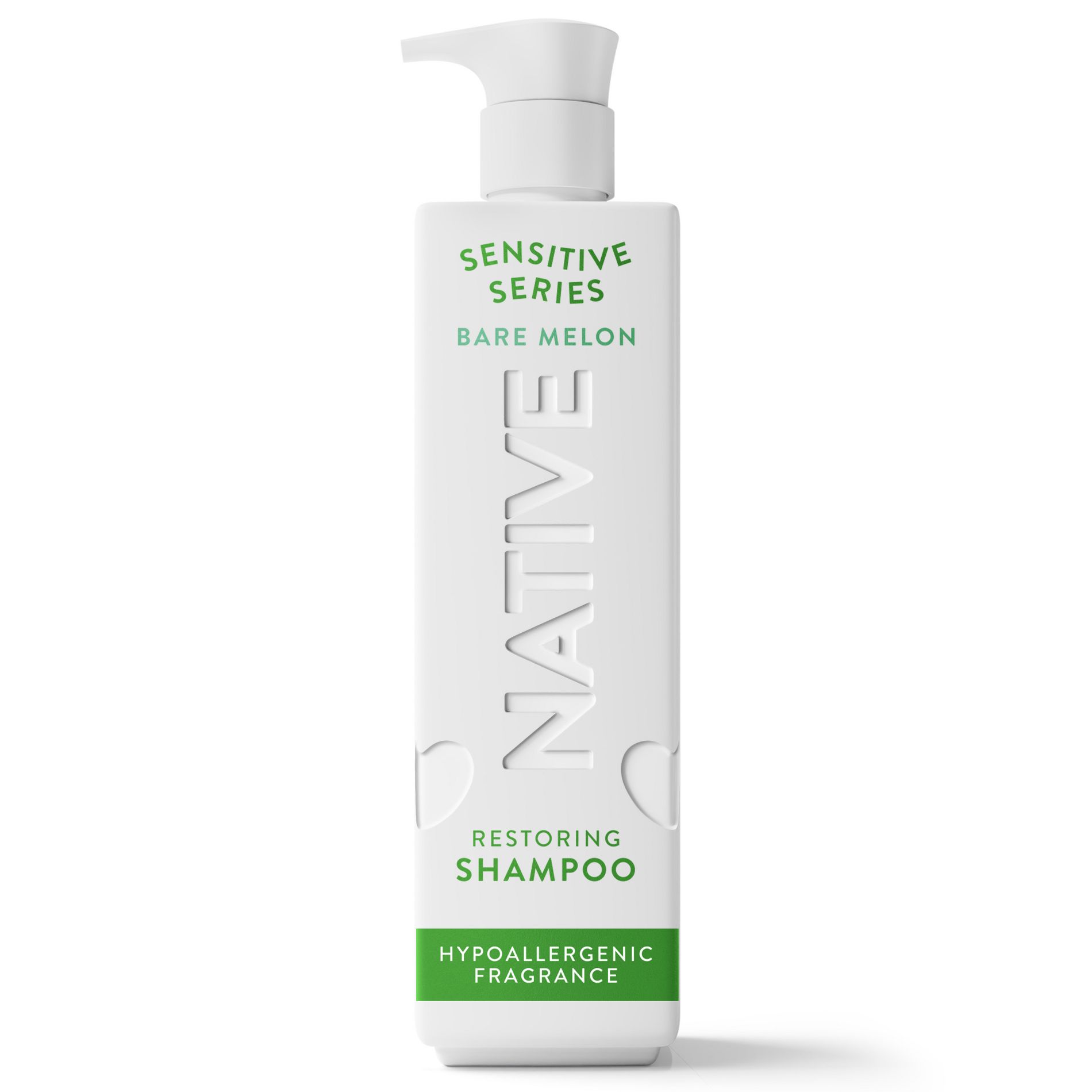 Native Restoring Shampoo, Sensitive Series Bare Melon - 18oz: Paraben-Free, Clarifying, Liquid, Daily Use