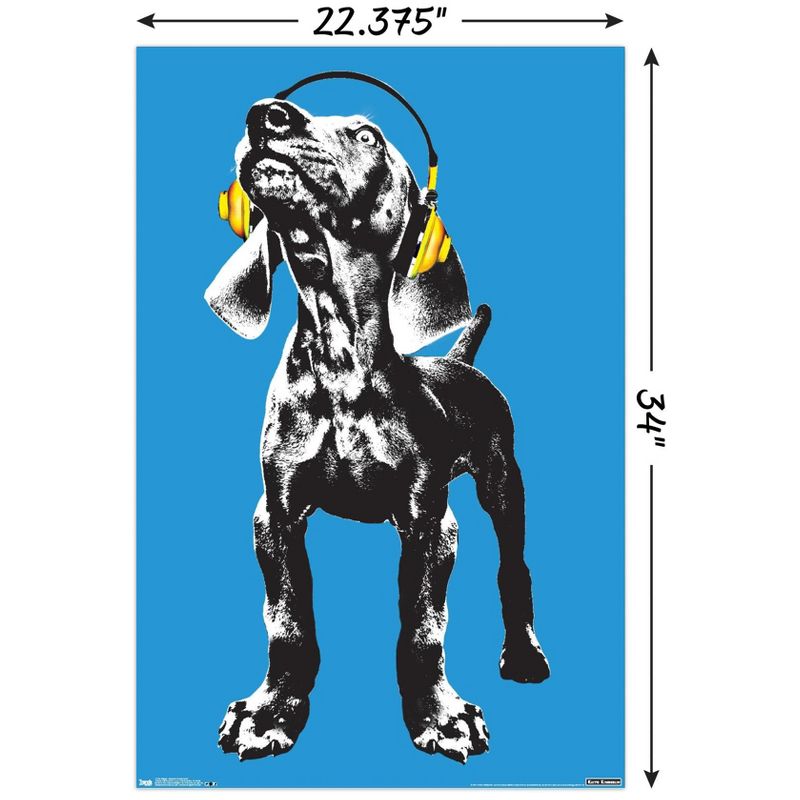 Trends International Keith Kimberlin - Puppy - Modern Weimaraner Pop Art Unframed Wall Poster Prints, 3 of 7