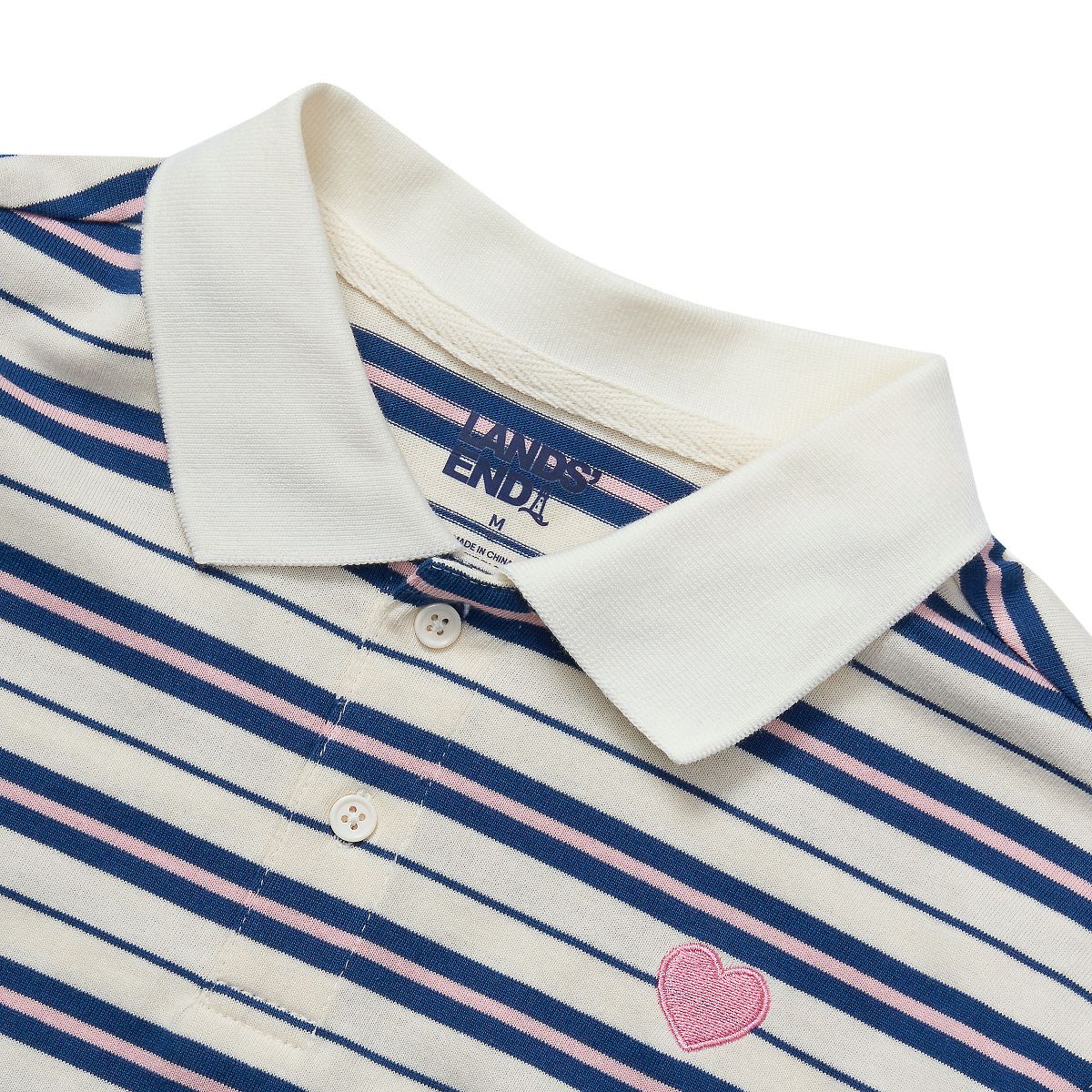 Lands' End Kids Long Sleeve Collared Polo Shirt - thumbnail 5