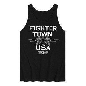 Men's - Top Gun - Property Of Fighter Town Graphic Tank Top - 1 of 2