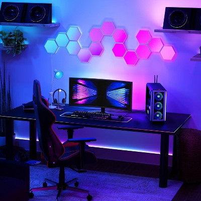 Dynamic Effect Multicolor LED Hexagon Tile Light Panels