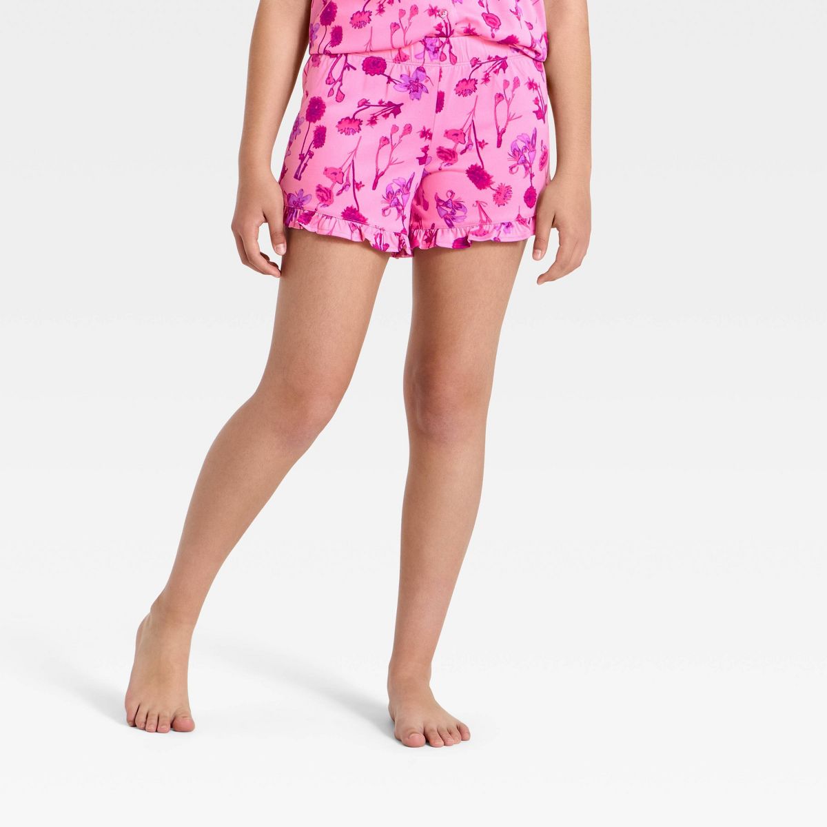 Girls' 2pc Button-Down Pajama Set - art class™ - thumbnail 8