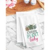 C&F Home Crazy Plant Lady Embroidered Cotton Flour Sack Kitchen Towel - 2 of 4
