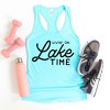 Simply Sage Market Livin' On Lake Time Racerback Tank - 4 of 4