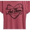 Women's - Instant Message - Let Them Short Sleeve Graphic T-Shirt - 2 of 4