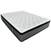 MAXZZZ  Premium 14 in. Pocket Coil Hybrid Mattress, Queen, Plush Gel Memory Foam Mattress in White/Gray - 2 of 4
