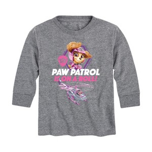 Boys' - Paw Patrol - Paw Patrols On A Roll Long Sleeve Graphic T-Shirt - 1 of 4