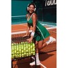 Attraco Women's Tennis Dresses with Shorts Pockets and Bra V Neck Racerback Golf Outfits Sport Dress - 3 of 4